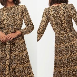 J Crew Leopard Print Dress NWT